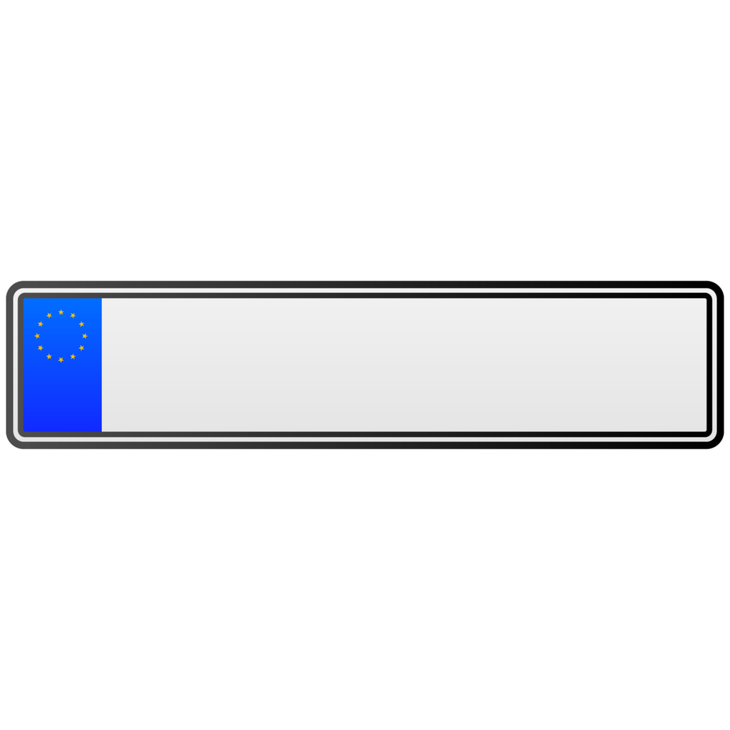 Plaque d'immatriculation